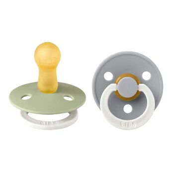 2er-Pack Colour GLOW Schnuller Latex, 6-18M