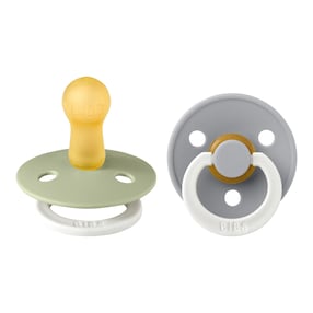 2er-Pack Colour GLOW Schnuller Latex, 6-18M