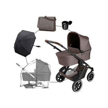 Kombikinderwagen Salsa 5 Air Trio-Set inkl. Wickeltasche, Sonnenschirm, Regenschutz und Becherhalter