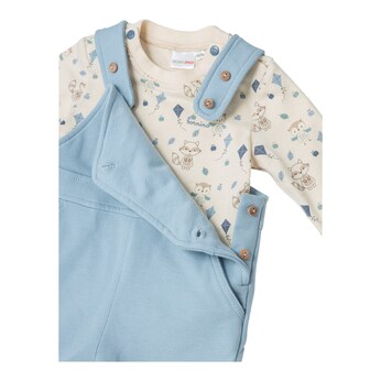 2-tlg Set Latzhose mit Shirt Cozy Friends