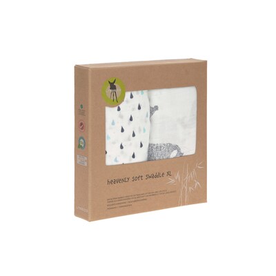 2er-Pack Mullwindeln Heavenly Soft Swaddle XL 120x120 cm