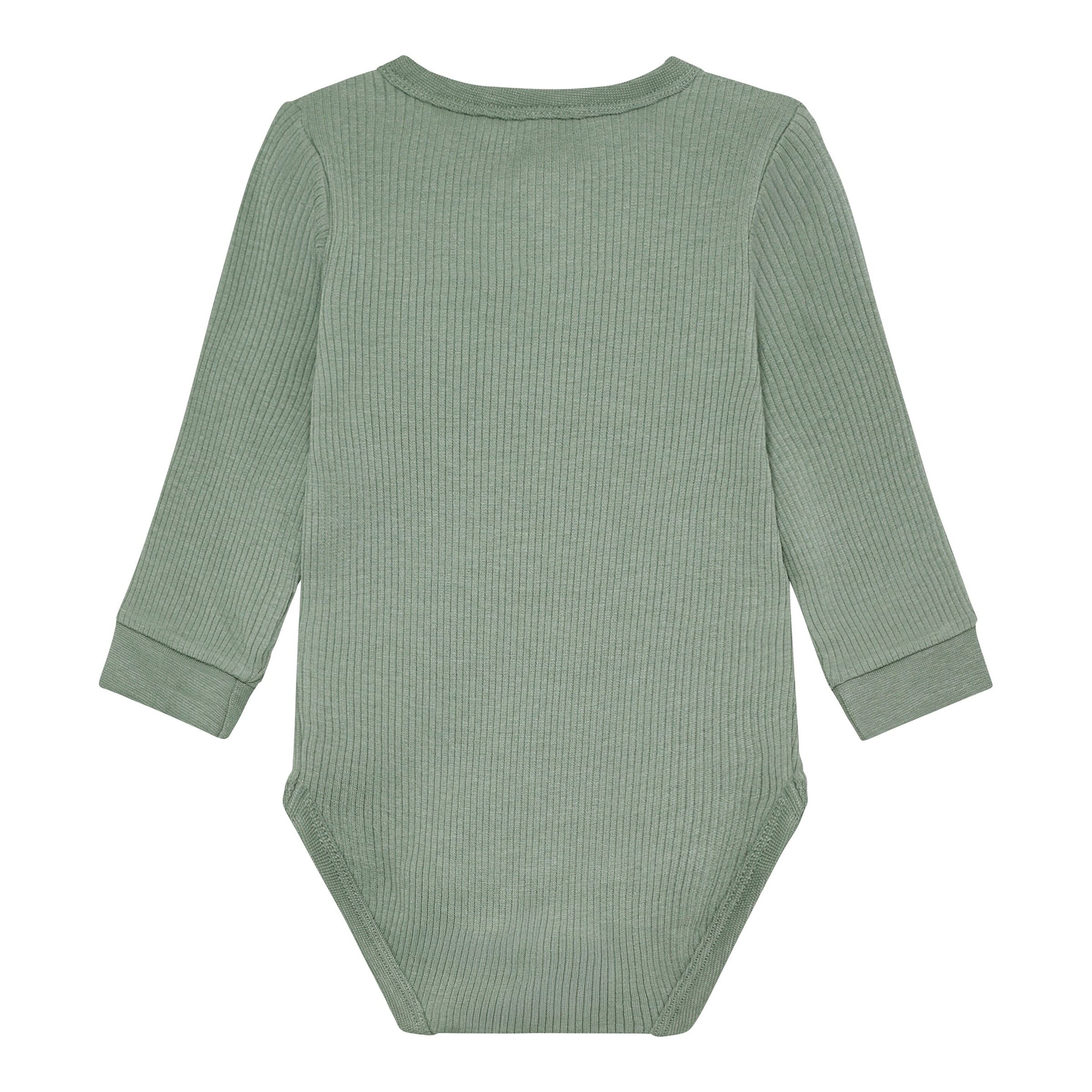 Minymo Henley-Body langarm Rippqualität