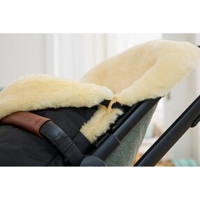 Winterfußsack Lammfell Lille für Kinderwagen, Buggy