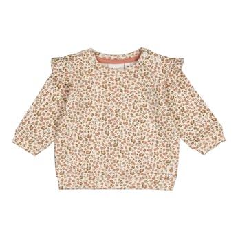 Sweatshirt Blumen Rüschen