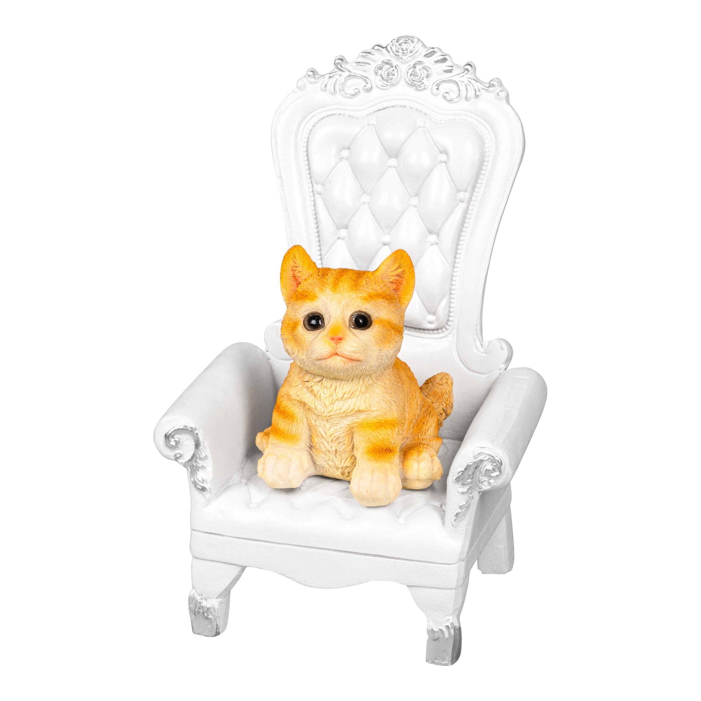 Dekofigur „Prinzessin auf dem Throne“