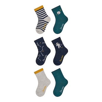 6er-Pack Socken Weltall