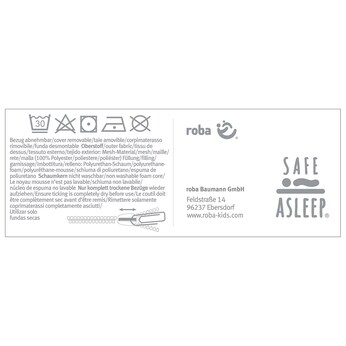 Reisebettmatratze Air, 60x120 cm  safe asleep®