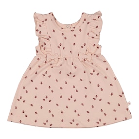 Kleid mit Flügelarm Marienkäfer Rüschen