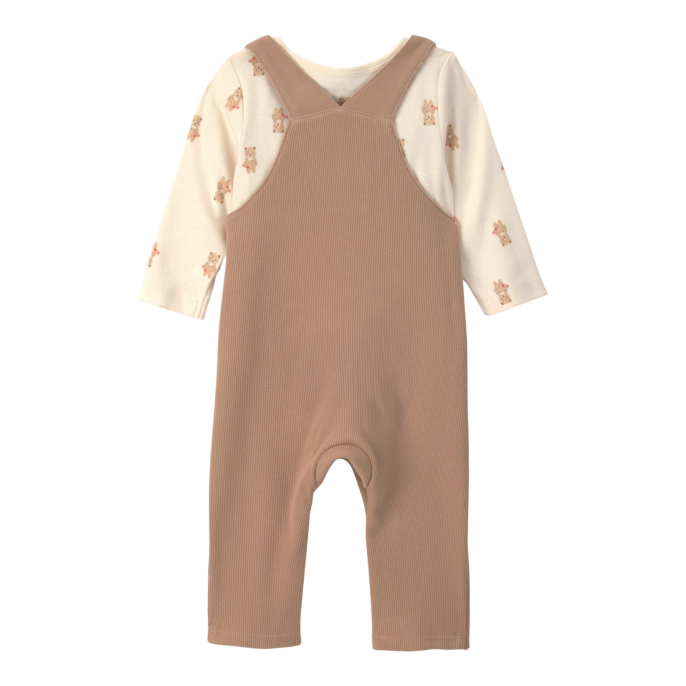 Carter's 2-tlg. Set Shirt langarm und Latzhose Bären Rippqualität