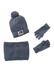 Jungen Set: Mütze, Snood und Handschuhe OUTDOOR