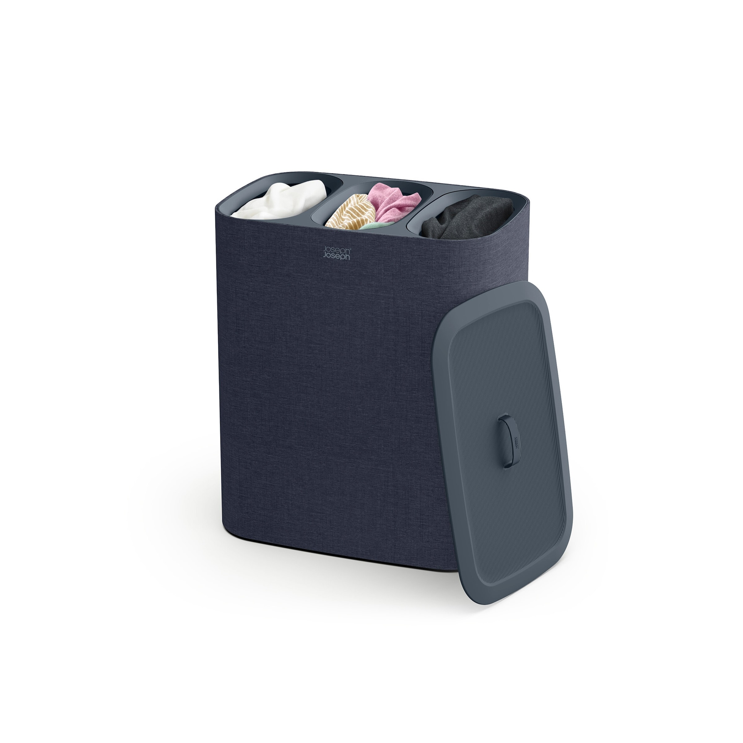 Tota Trio 90L Black Laundry Separation Basket