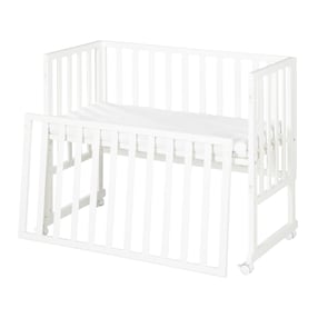 Stuben- & Beistellbett 3in1 mit Barriere + Matratze