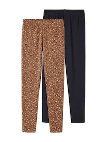 2er-Pack Mädchen Leggings BASIC