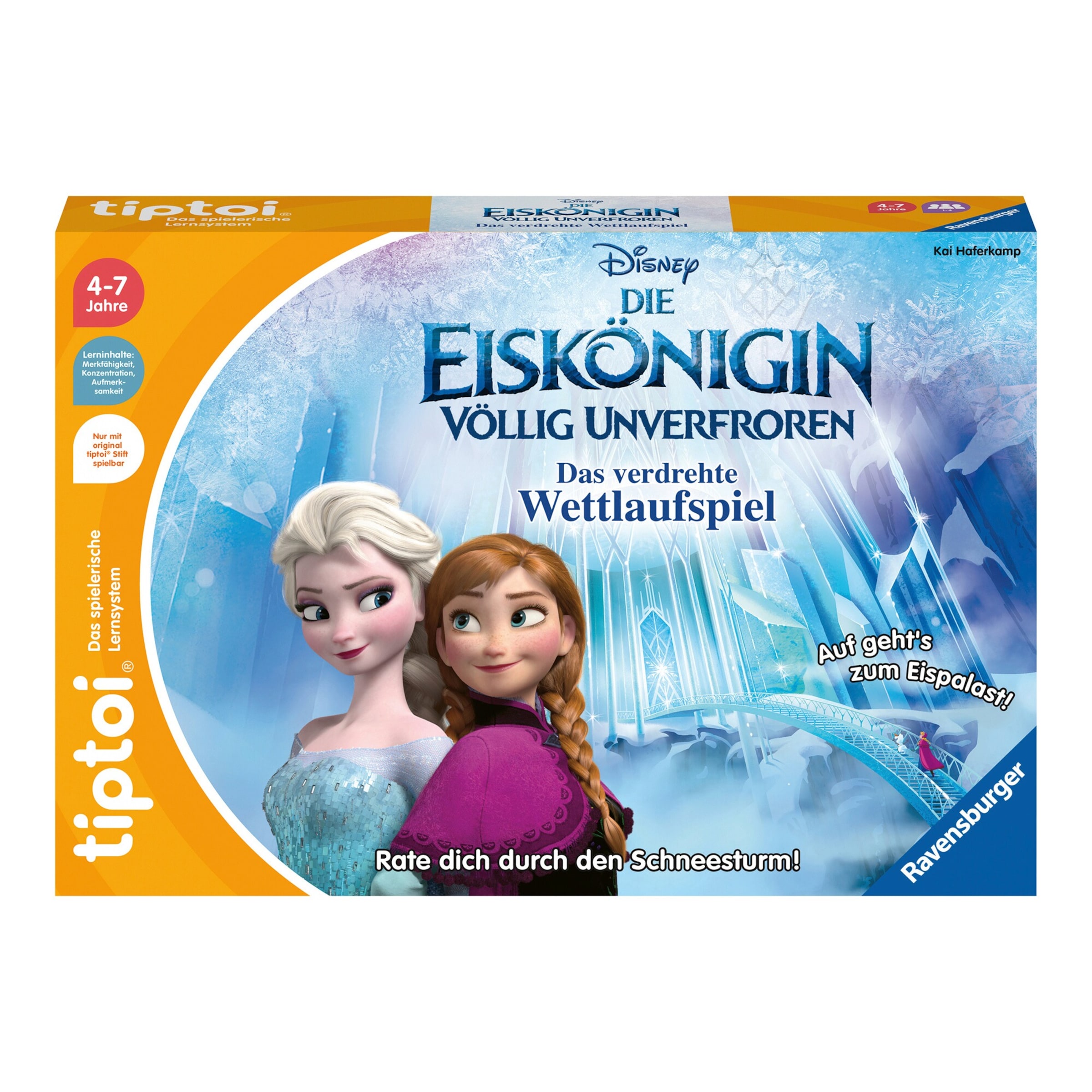 Ravensburger Tiptoi Lernspiel Disney Die Eiskönigin Das verdrehte Wettlaufspiel