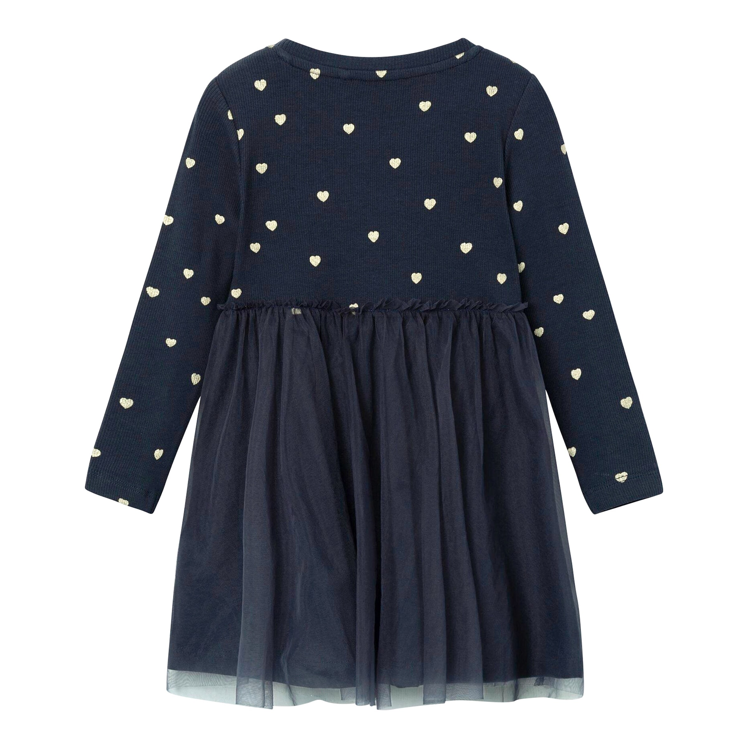 Name It Kleid langarm mit Tüllrock Herzen