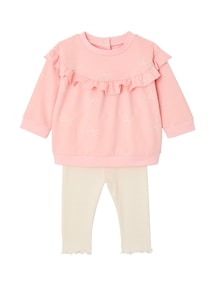 Baby-Set: Sweatshirt & Leggings