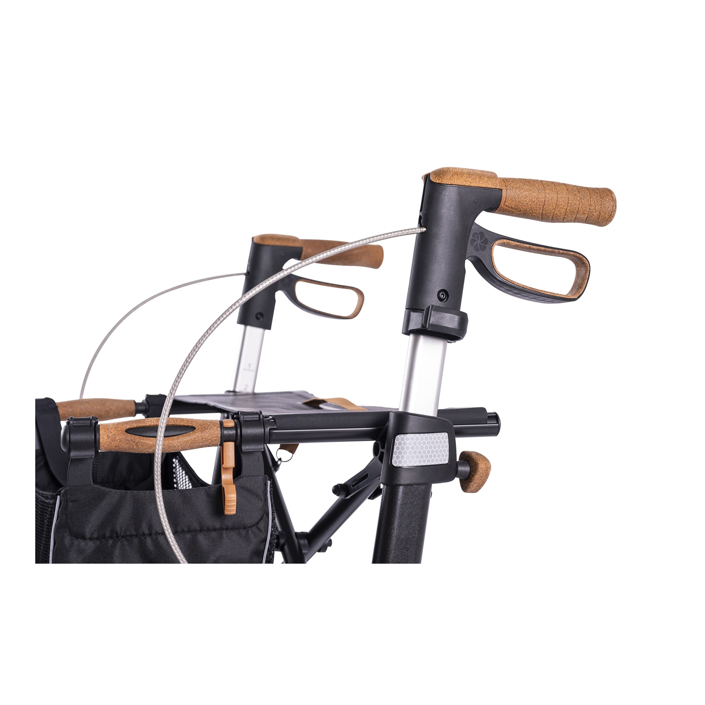 Rollator Allround AR62 mit Sitznetz und Tasche, klappbar