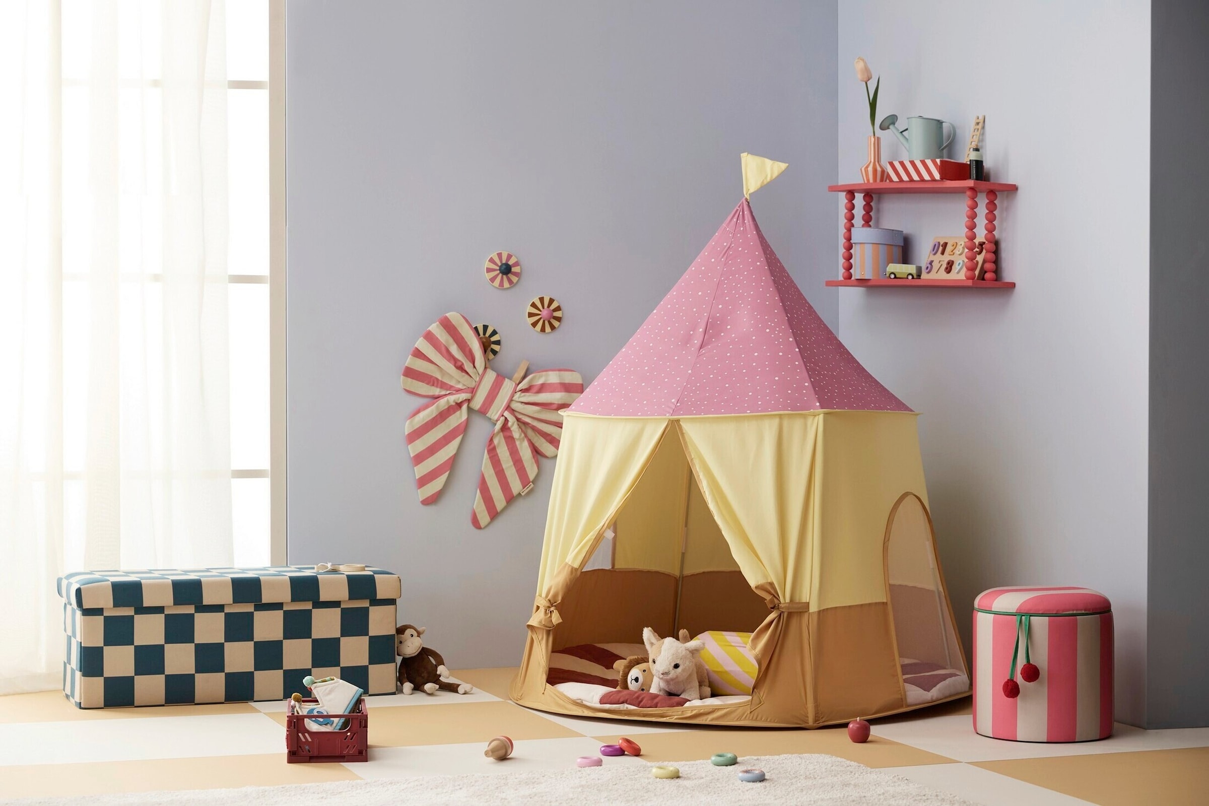 Kids Concept Spielzelt Zirkus rosa