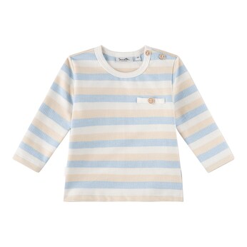 Shirt langarm Ringel Struktur