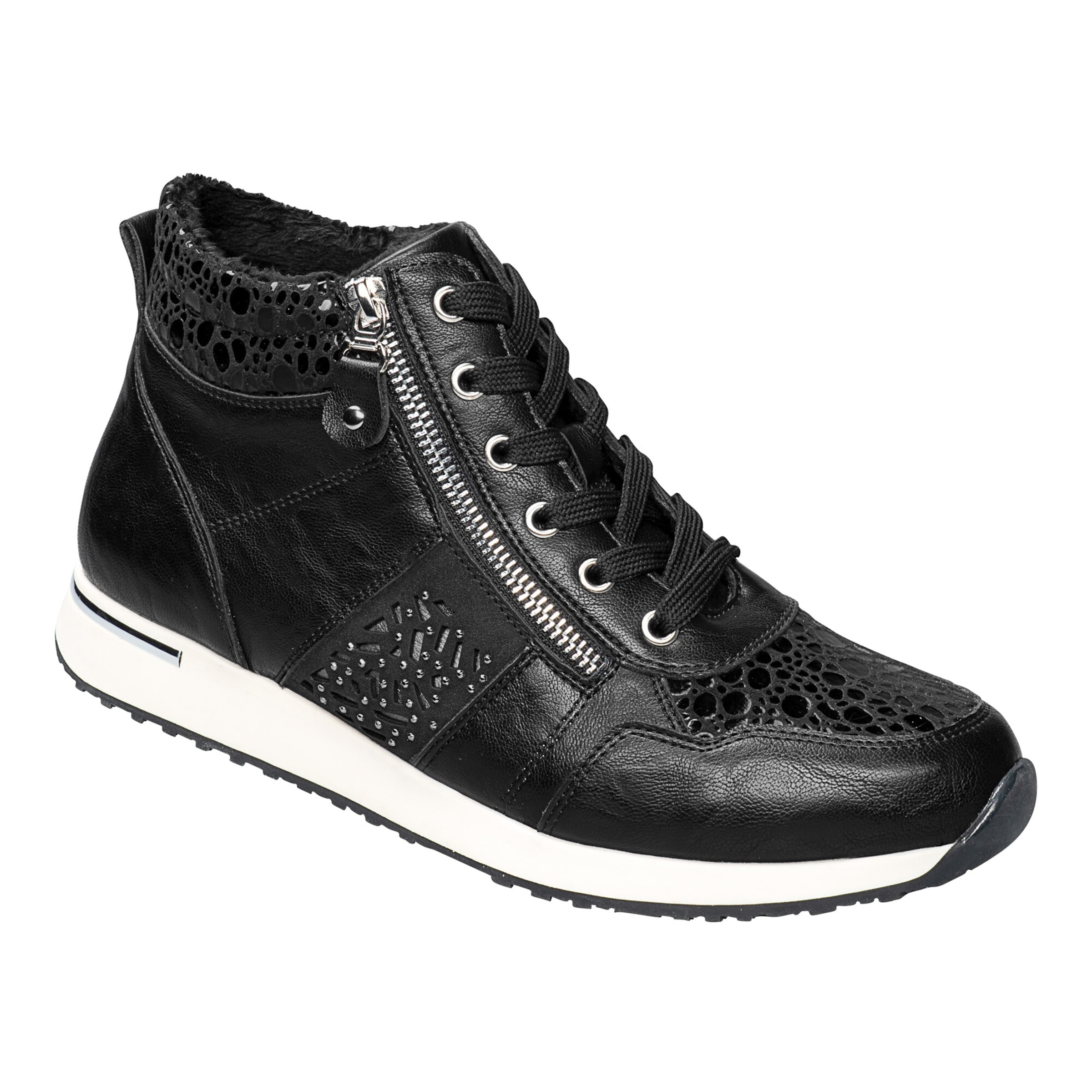 wonderwalk Wärme-Knöchelsneaker mit Leder "Linda"