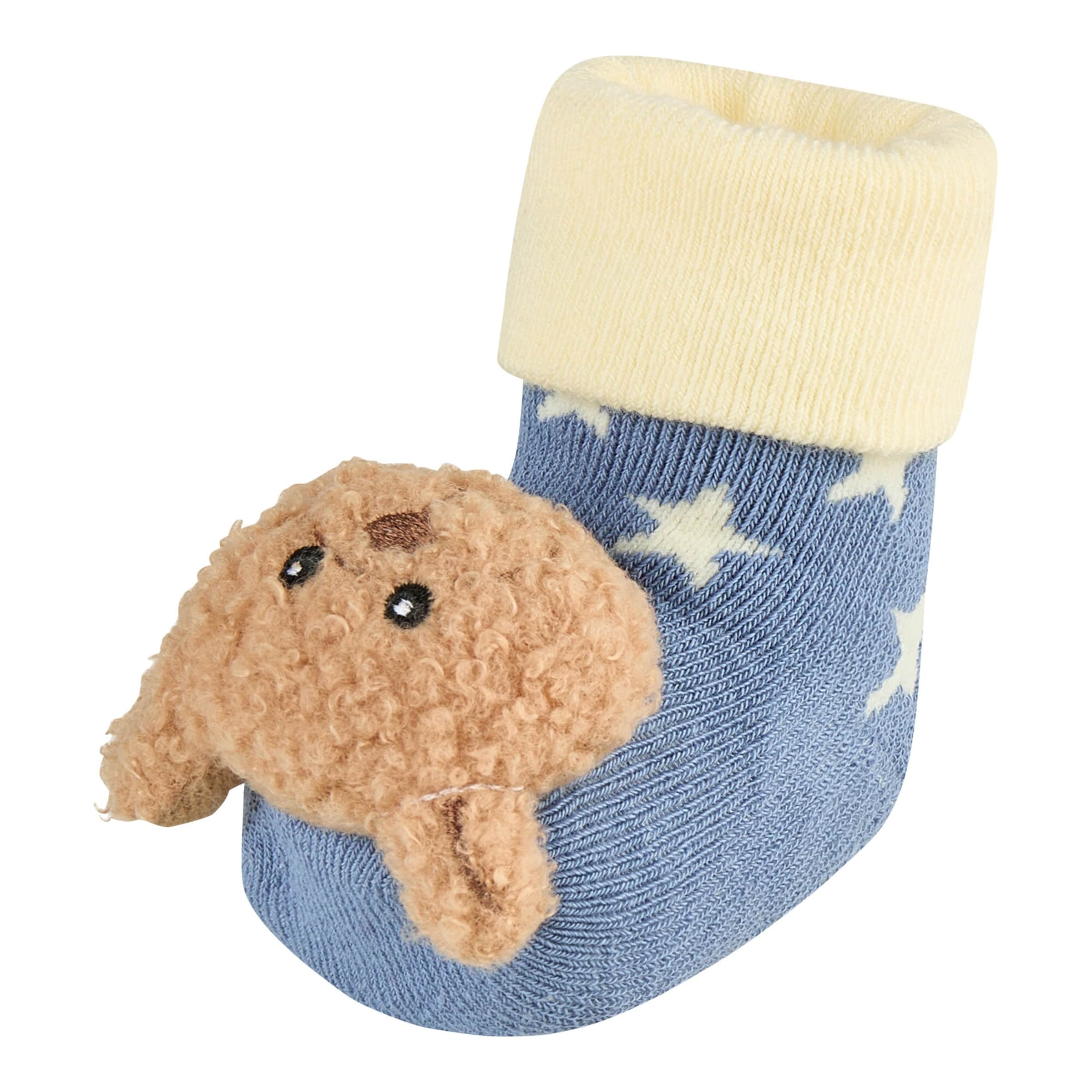 Sterntaler Rasselsocken Bär