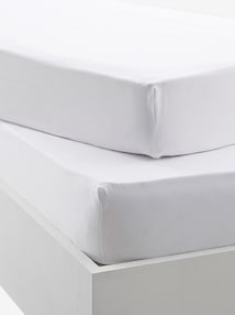 Bio-Kollektion: 2er-Pack Baby Spannbettlaken