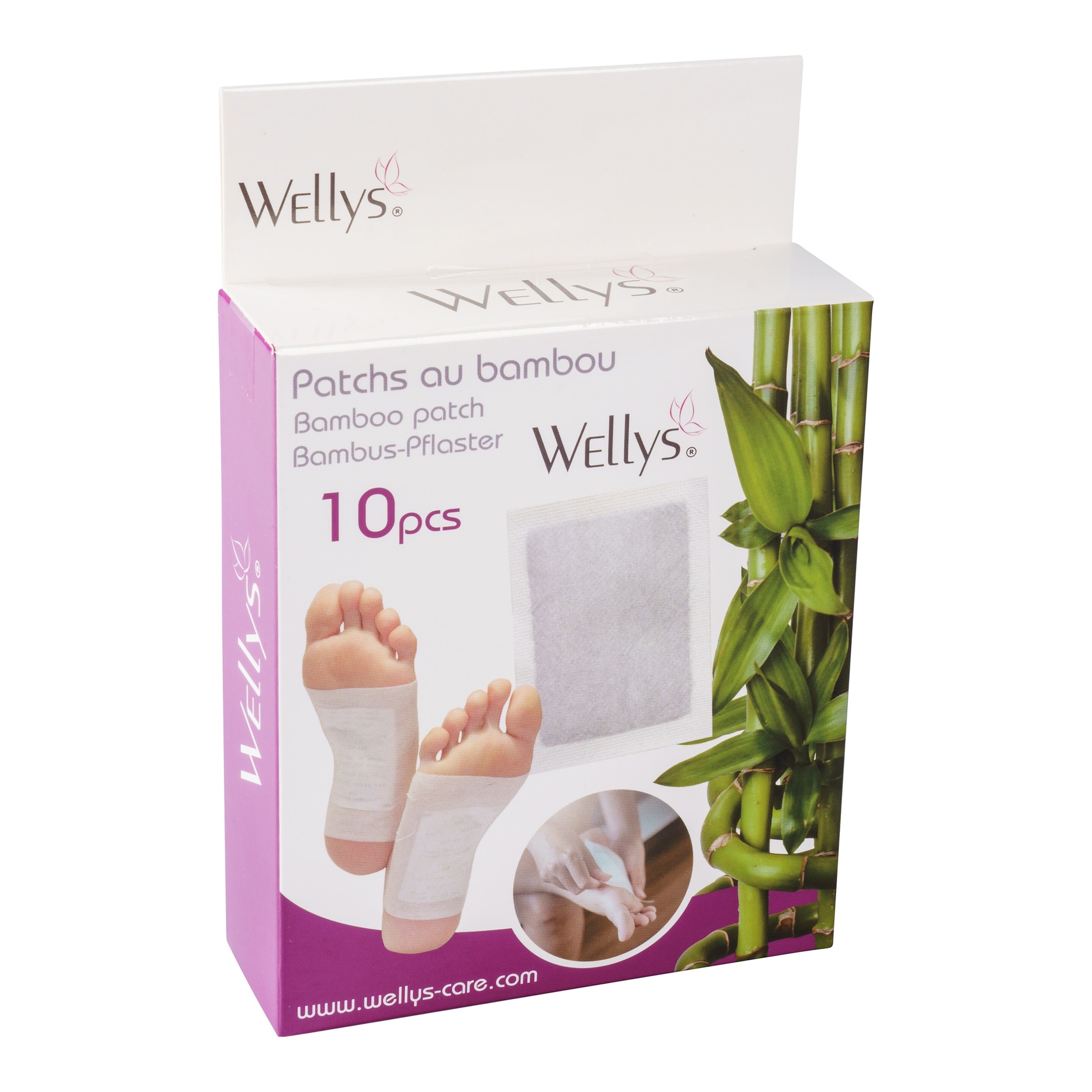 Wellys Bambus-Pflaster weiss