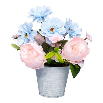 Blumenarrangement Deko-Topf „Sommer-Sehnsucht“