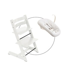 Bundle Treppenhochstuhl inklusive Newbornset Vanilla White