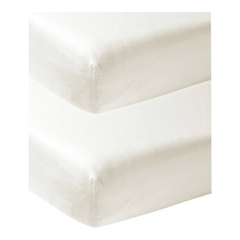 2er-Pack Jersey-Spannbetttücher 70x140 - 70x150 cm