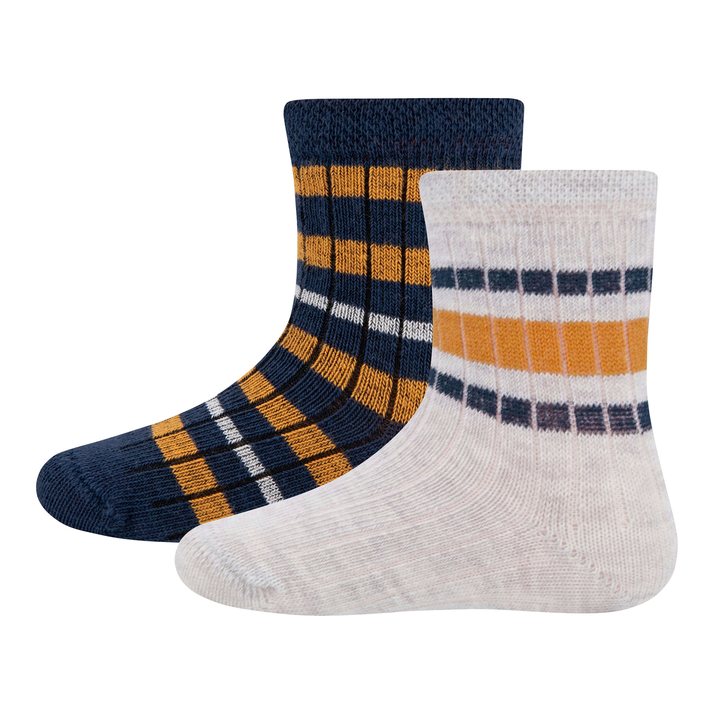 Ewers 2er-Pack Socken Ringel Rippqualität