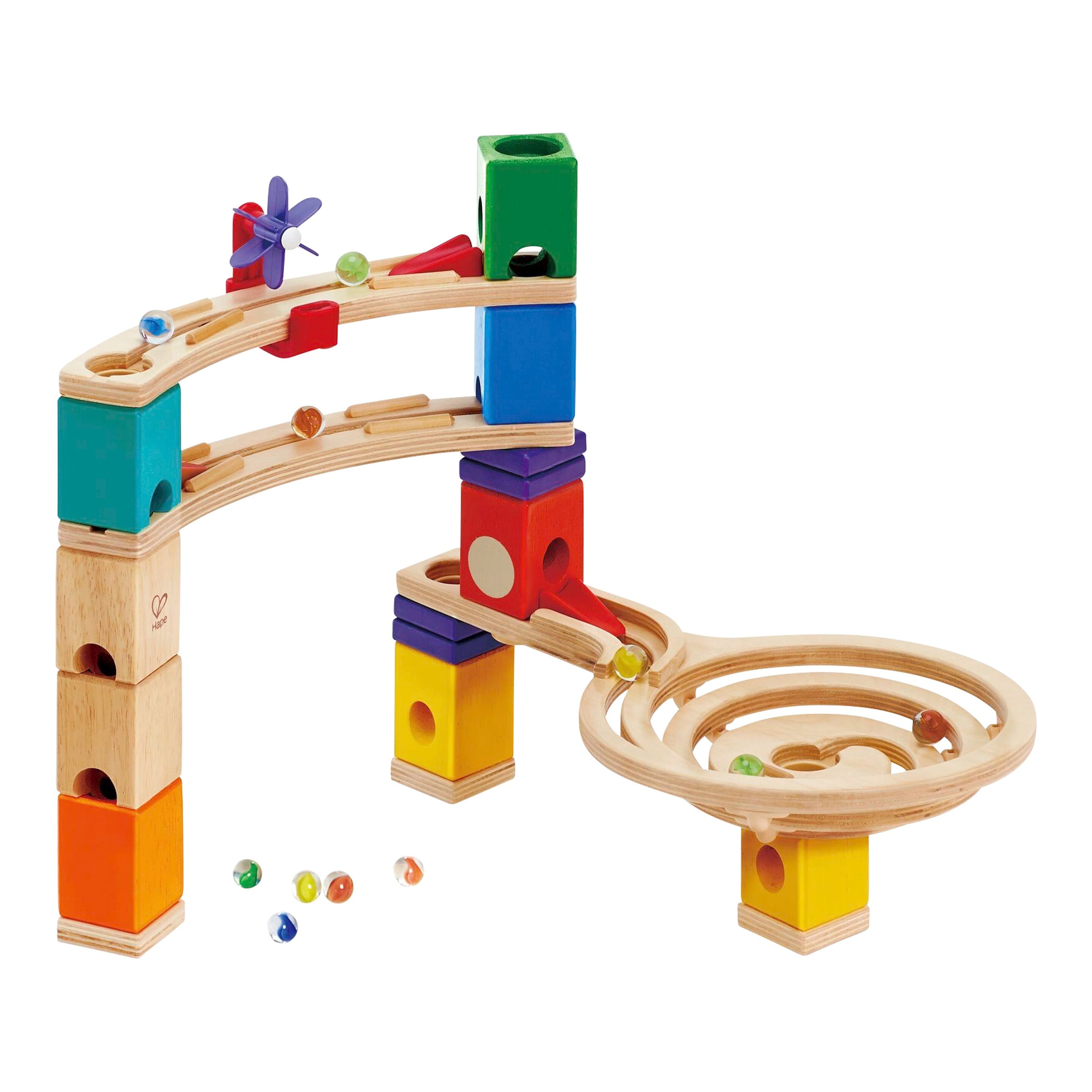 Hape Murmelbahn Quadrilla Endspurt