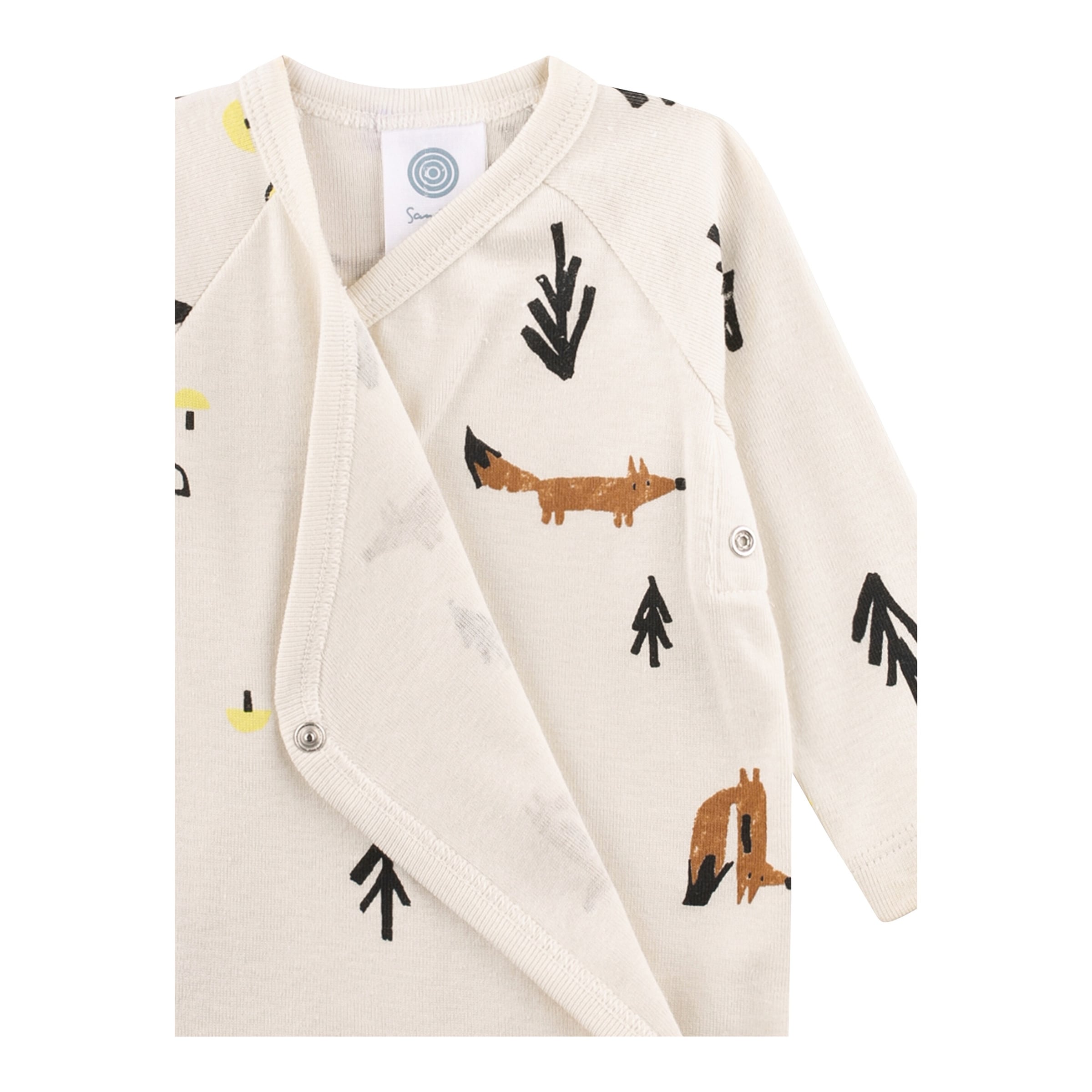 Wickelbody langarm Wald