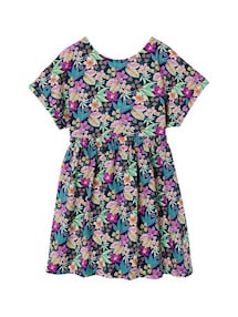 Kleid geblümt mit Rückenausschnitt Mädchen