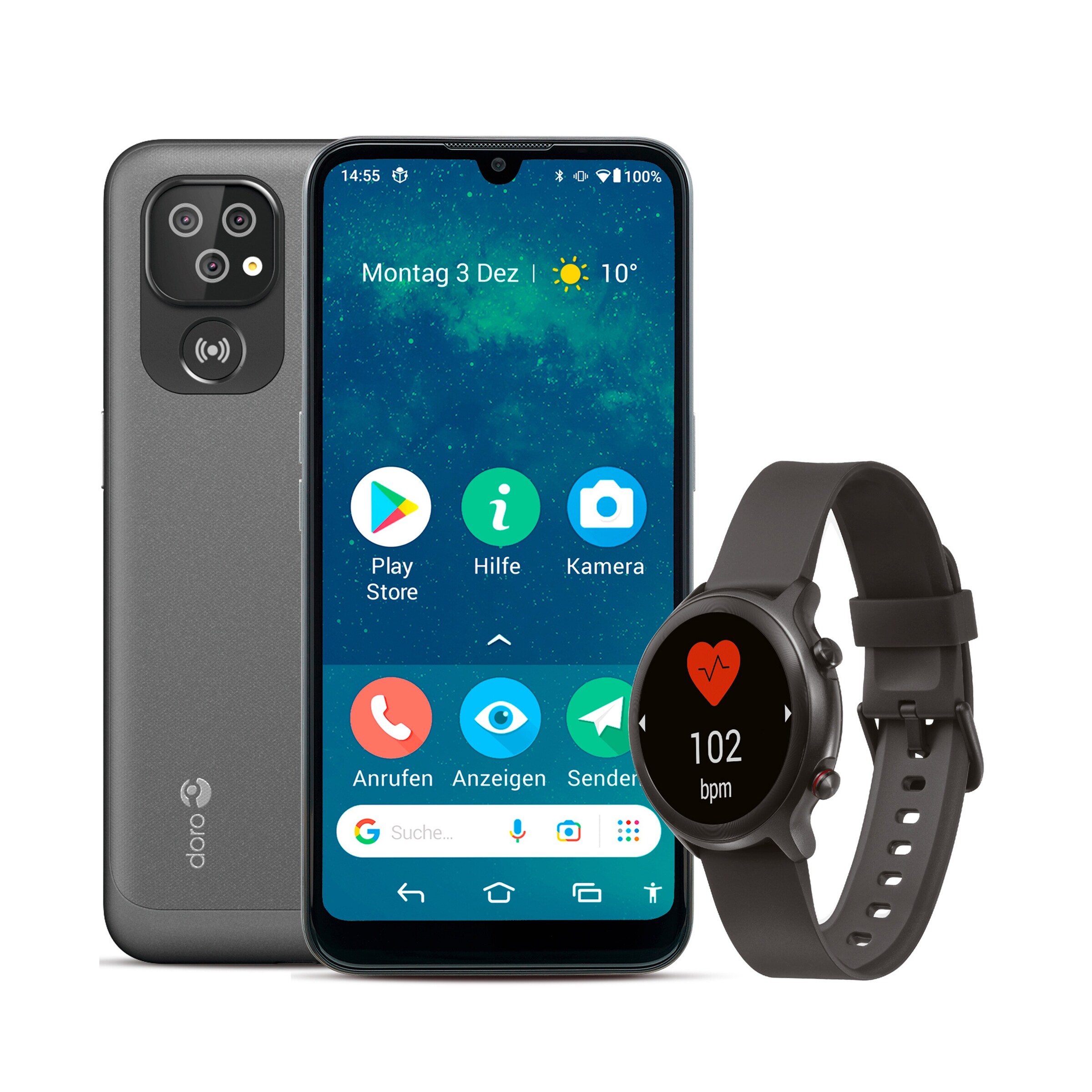 Smartphone 8100 & Watch, schwarz