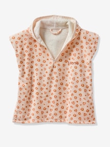 Badeponcho mit Recycling-Baumwolle Baby TIERE