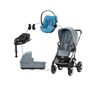 Système de voyage: poussette combinée Talos S Lux avec coque-auto Cloud G i-Size et base Isofix Base G