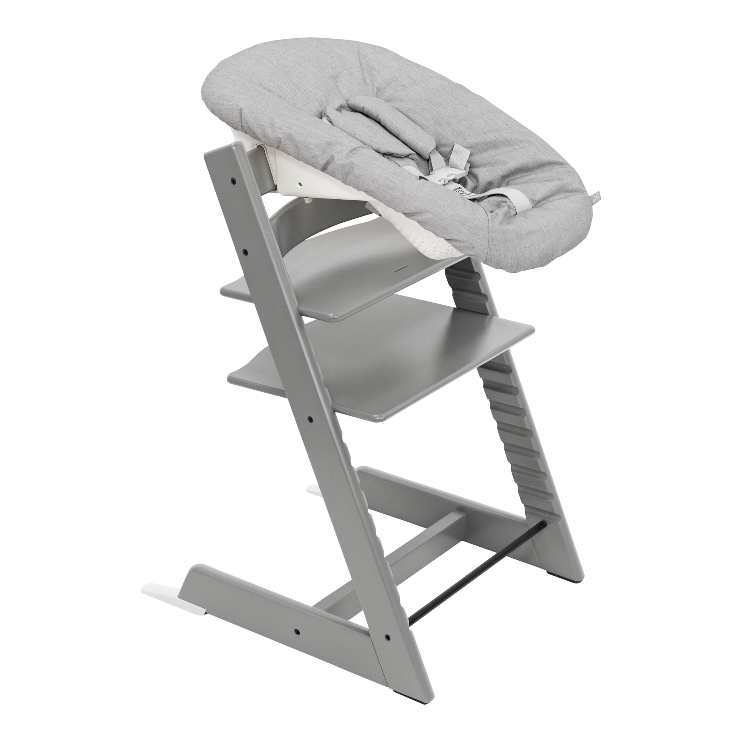 Bundle Treppenhochstuhl inkl. Newbornset Light Grey & Babyset