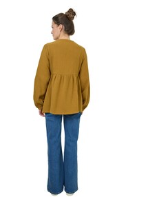 Volantbluse für Schwangerschaft & Stillzeit, Musselin