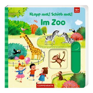 Pappbilderbuch Klapp mal! Schieb mal! - Im Zoo