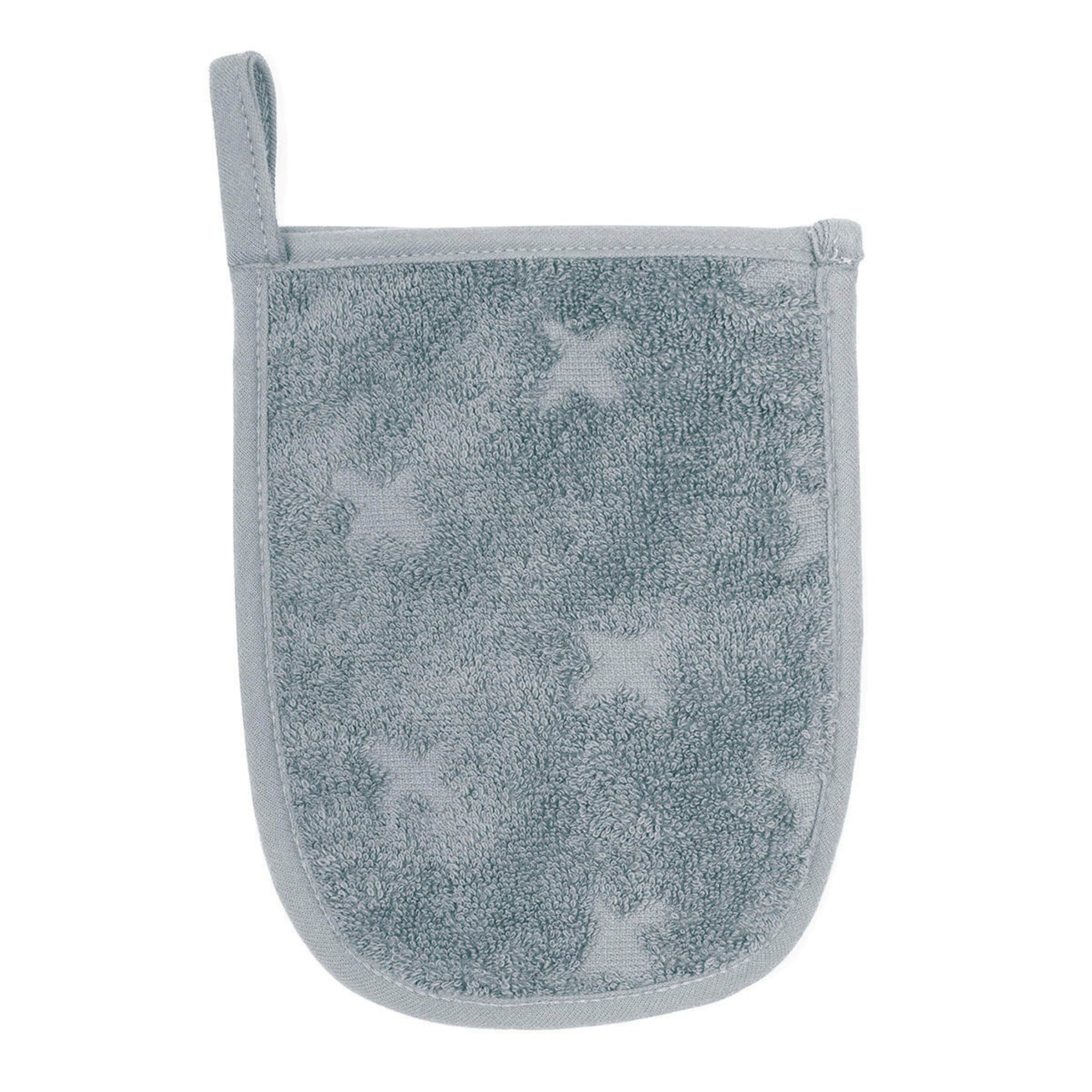 Müsli Waschhandschuh 3er-Pack blau G1