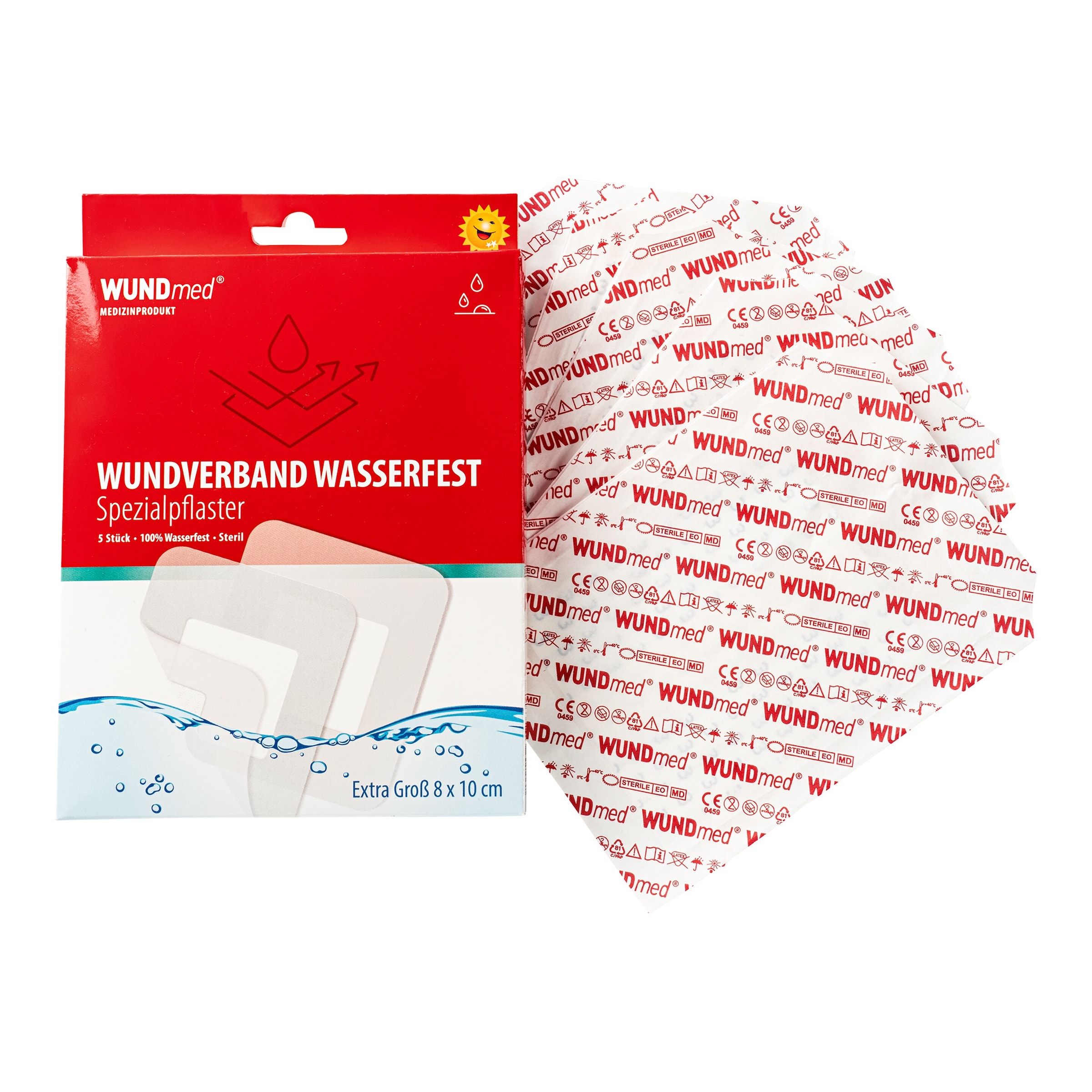 Spezialpflaster "wasserfest", 5 Stück von WUNDmed®