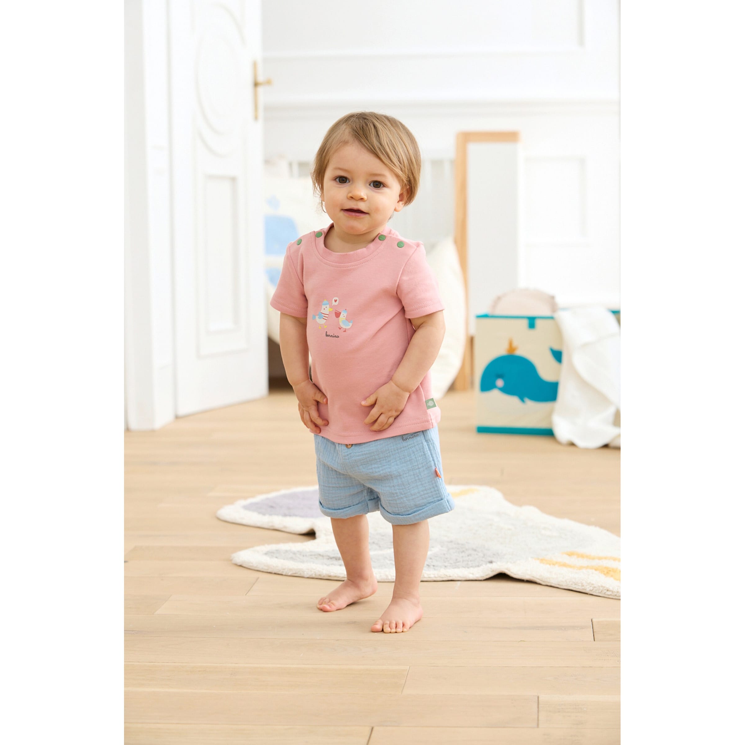 Thumbnail - Bornino Summer Beach T-Shirt Pelikan Möwe