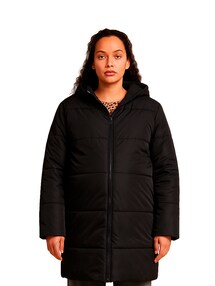 Lange 2-in-1 Steppjacke für Schwangerschaft und Stillzeit mit Babyeinsatz