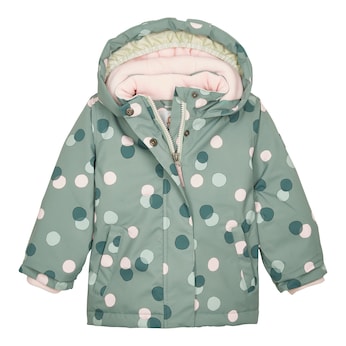 Winterjacke mit Kapuze Punkte