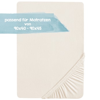 Spannbettlaken Jersey, 45x90 cm und 40x90 cm  safe asleep®