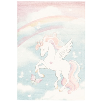 Kinder Teppich Maui Kids Pastell Einhorn