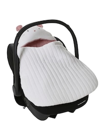 2-in-1 Baby Ausfahrsack/Wickelunterlage, Musselin