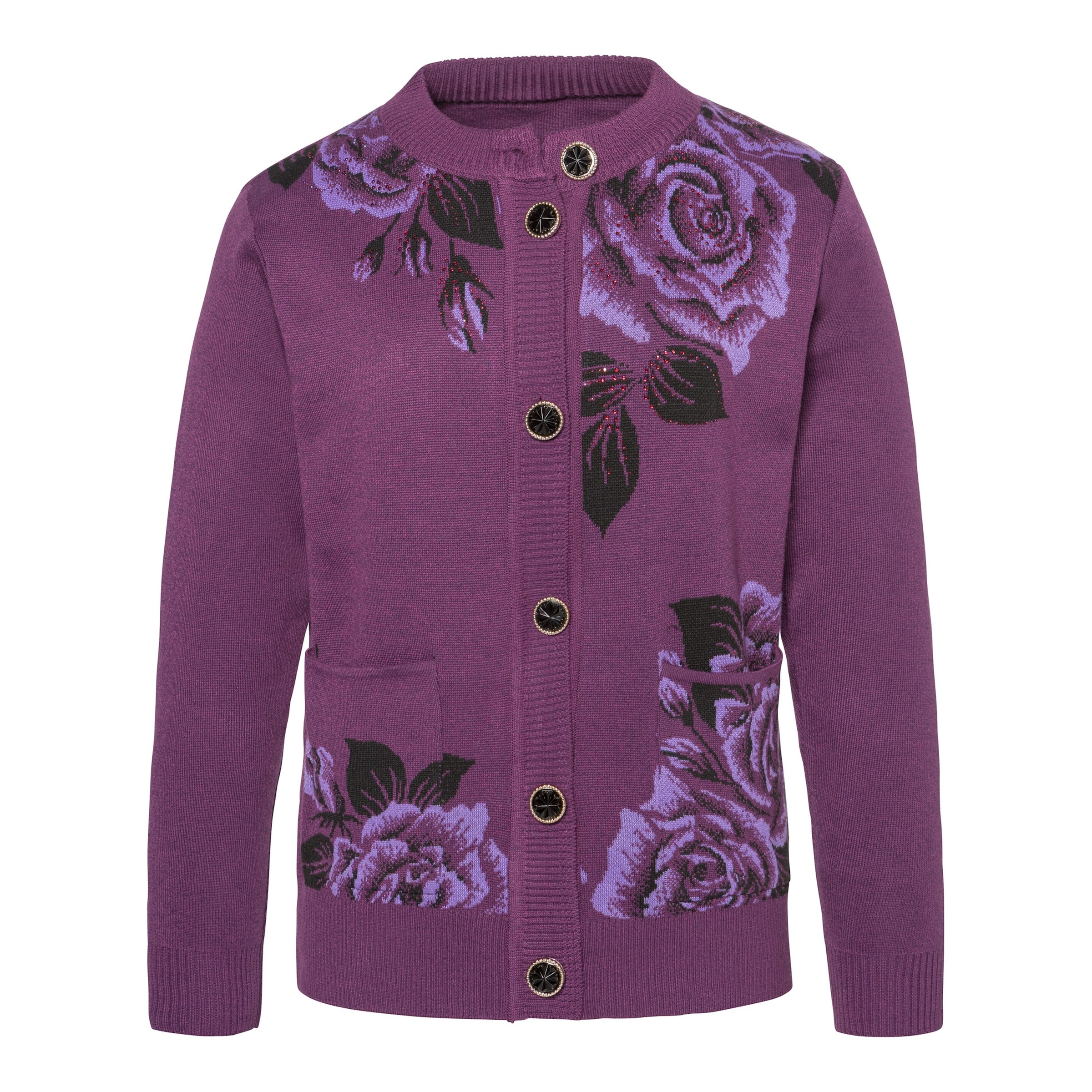 Wärme-Cardigan „Rosenwelt“