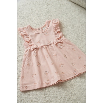 Kleid Flügelarm Blumen